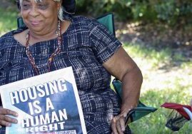 Members of the St. Petersburg Tenants Union took part in an International Workers Day mobilization in 2022. Photo courtesy of St. Petersburg Tenants Union